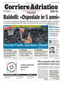 Corriere Adriatico Pesaro - 26 Febbraio 2025