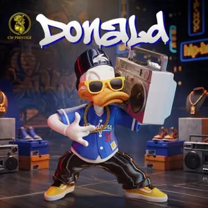 Donald Duck Urban Vibes Edition - Old School Hip Hop - 3D STL Print