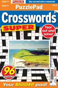 PuzzleLife PuzzlePad Crosswords Super - May 2025