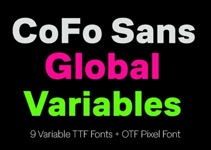 Contrast Foundry - CoFo Sans Global