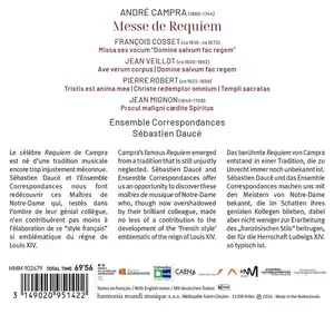 Sébastien Daucé, Ensemble Correspondances - André Campra: Messe de Requiem & Les Maîtres de Notre-Dame de Paris (2024)