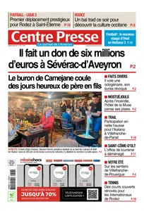 Centre Presse Aveyron - 16 Août 2025