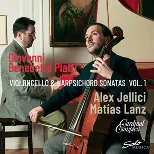 Alex Jellici, Matías Lanz - Platti Violoncello & Harpsichord Sonatas Vol. 1 (2024) [Official Digital Download 24/96]