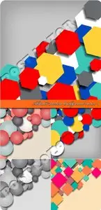 Abstract modern background vector 8