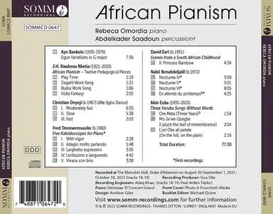 Rebeca Omordia - African Pianism (2022)