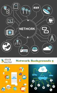 Vectors - Network Backgrounds 5