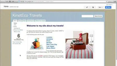 Google Classic Sites Essential Training