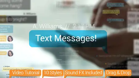 Text Messages - Project for After Effects (VideoHive)