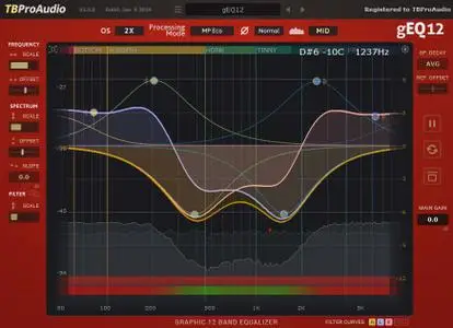 TBProAudio gEQ12 v2.2.3 MacOSX