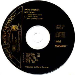David Grisman - Hot Dawg (1979) {1987, MFSL UDCD 506}