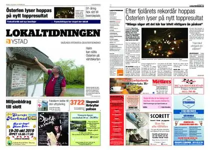 Lokaltidningen Ystad – 12 oktober 2019