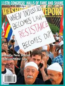 Washington Report On Middle East Affairs - October 2018