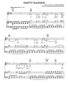Empty handed - Lea Michele (Piano-Vocal-Guitar)