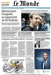 Le Monde et Supplément du Jeudi 24 Mai 2012