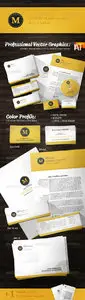 GraphicRiver Creative Agency Corporate Identity Retro Style