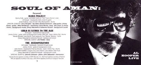 Al Kooper - Soul Of A Man: Al Kooper Live (1995) 2CDs