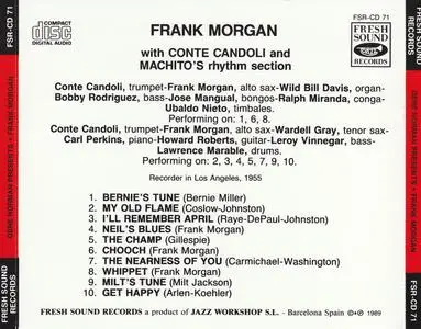 Frank Morgan - Gene Norman Presents Frank Morgan (1955) {Fresh Sound Records ‎FSR-CD71 rel 1989}