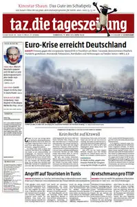 Tageszeitung TAZ vom 19 Maerz 2015