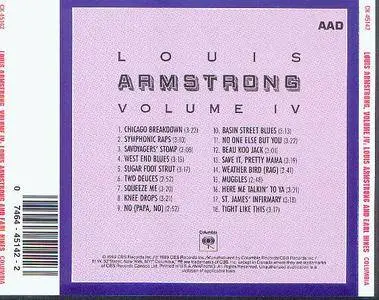 Louis Armstrong - Volume IV: Louis Armstrong And Earl Hines (1989)