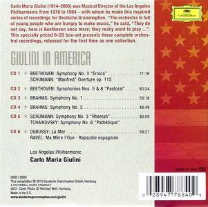 Giulini In America - Los Angeles Philharmonic: Box Set 6 CDs (2010)