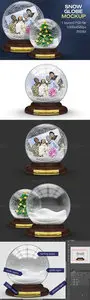 CreativeMarket - Snow Globe Mockup