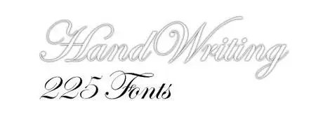 224 HandWriting Fonts