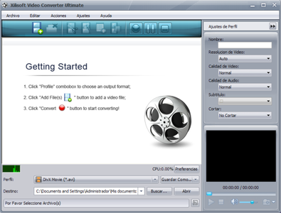 Portable Xilisoft Video Converter Ultimate v5.1.37.0226 (RAR)