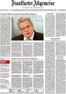 Frankfurter Allgemeine Zeitung vom Samstag, 01. Februar 2014