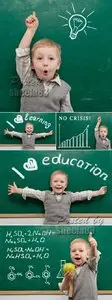 Stock Photo - Cute Schoolboy