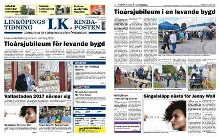 Linköpings Tidning & Kinda-Posten – 08 augusti 2017