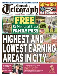 Coventry Telegraph - 23 October 2023