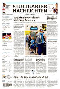 Stuttgarter Nachrichten Blick vom Fernsehturm - 09. August 2018