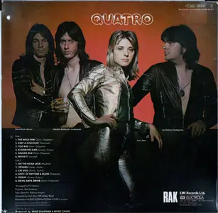 Suzi Quatro - Quatro (RAK, EMI Electrola 1C 062-95 931) (GER 1974) (Vinyl 24-96 & 16-44.1)