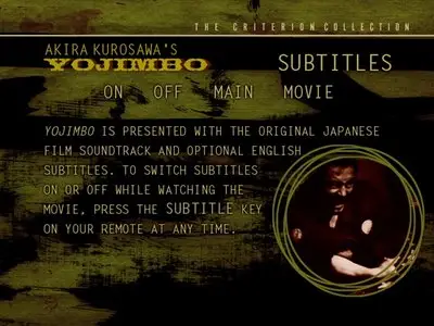 YOJIMBO (1961) - (The Criterion Collection - #52) (First Printing) [DVD5] [1999]