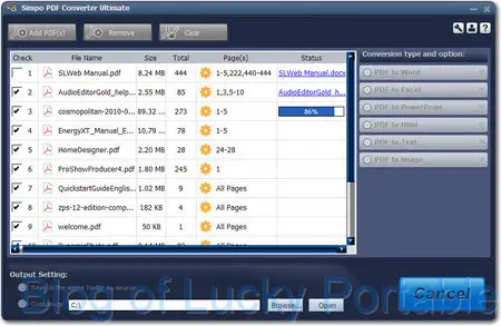 Simpo PDF Converter Ultimate 1.4.0.0