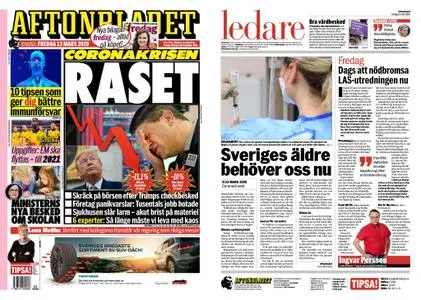 Aftonbladet – 13 mars 2020