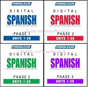 Pimsleur Spanish Levels 1,2,3,4