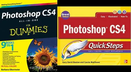  Photoshop CS4 All-in-One For Dummies+Photoshop CS4 QuickSteps