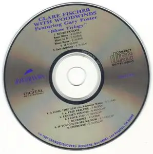 Clare Fischer - Blues Trilogy (1982) {Discovery Records ‎DSCD-936 rel 1987}