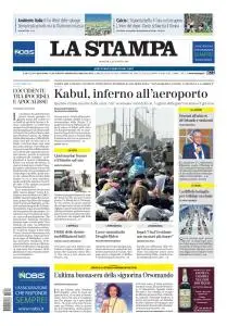 La Stampa Torino Provincia e Canavese - 22 Agosto 2021