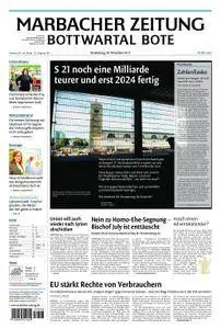 Marbacher Zeitung - 30. November 2017
