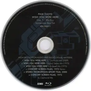 Pink Floyd - Wish You Were Here (1975) [2011, Immersion edition, 2CD + 2DVD + Blu-ray Box Set]