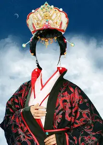 Template for Photoshop - Chinese Princess