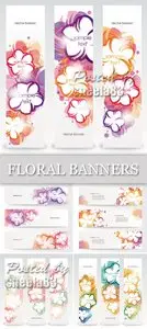 Floral Banners Vector