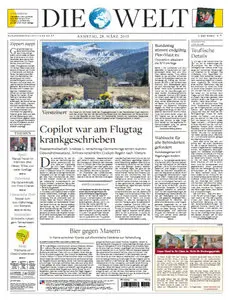 Die Welt am 28 Maerz 2015