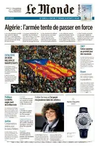 Le Monde du Dimanche 20 et Lundi 21 Octobre 2019