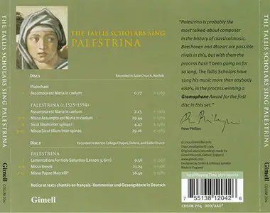 The Tallis Scholars - Sing Palestrina (2005, Gimmel Records # CDGIM 204)