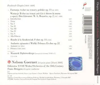Nelson Goerner, Frans Bruggen - Chopin: Works for Piano and Orchestra (2008)