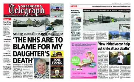 Greenock Telegraph – February 19, 2022