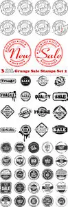 Vectors - Grunge Sale Stamps Set 2